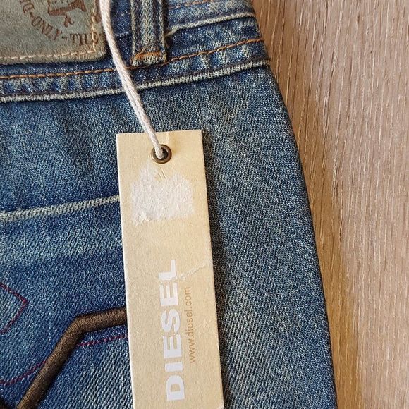 Diesel Women's Boot Cut Jeans - Distressed Blue - Picture 7 of 11